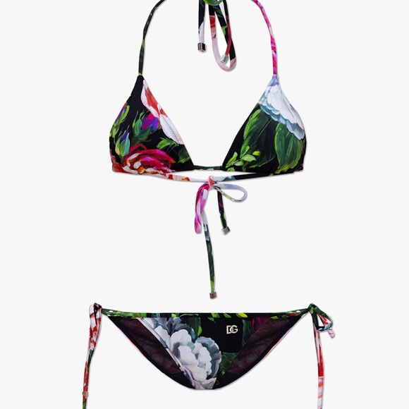 Dolce & Gabbana Floral Black Bikini - Picture 5 of 5